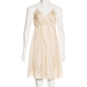 Diane von Furstenburg Silk Pleated Dress